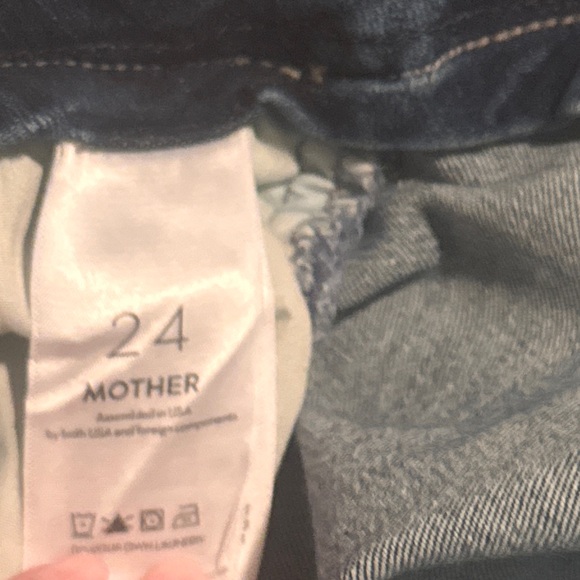 Mother Cinch Greaser Ankle Jeans in Dark & Stormy Night - Picture 10 of 12